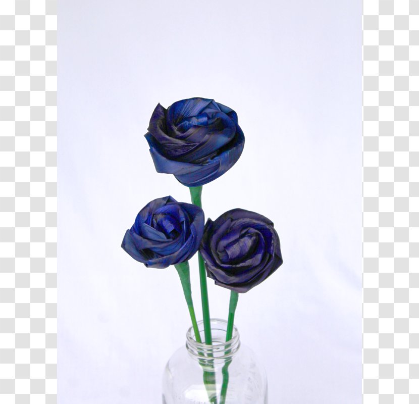 Blue Rose Garden Roses Cut Flowers Vase Transparent PNG