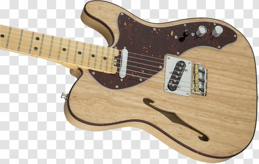 Fender Telecaster Thinline Electric Guitar Musical Instruments Corporation Transparent PNG