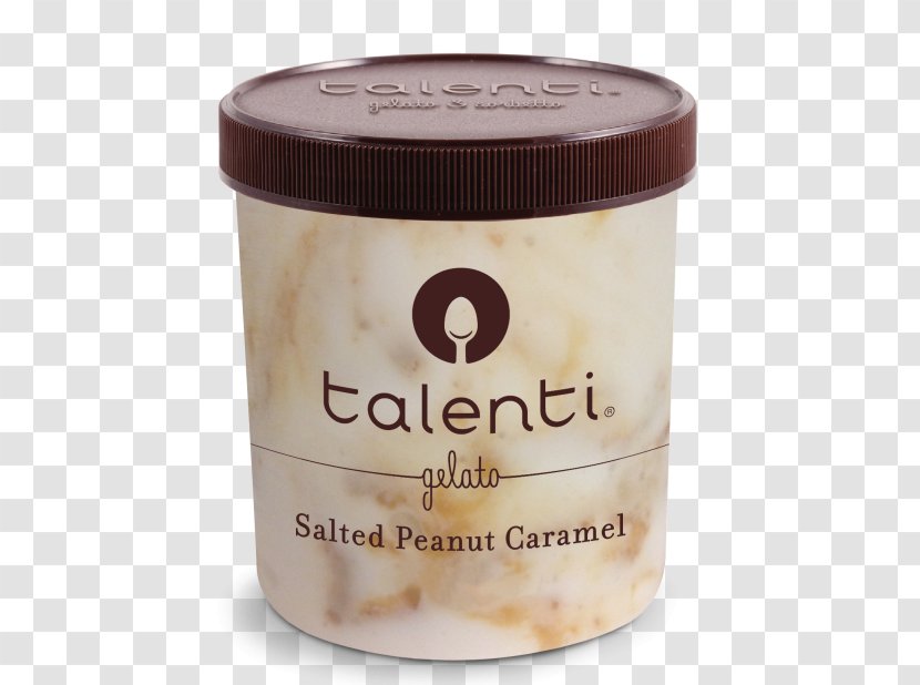 Ice Cream Gelato Italian Flavor - Talenti - Salted Caramel Transparent PNG