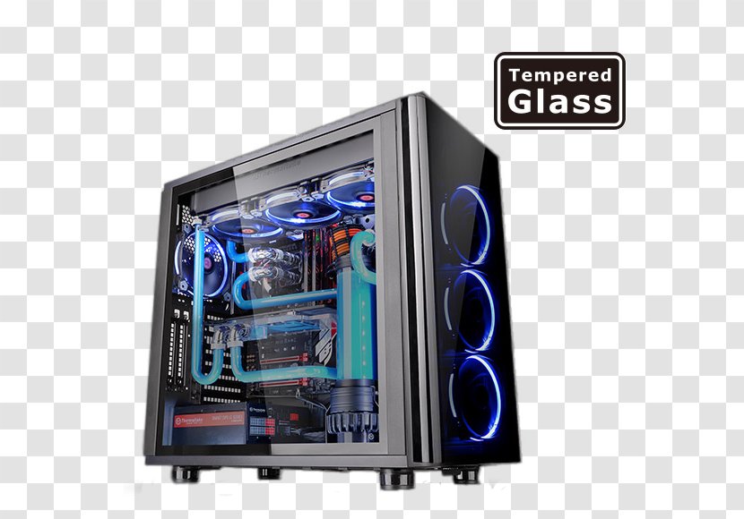Computer Cases & Housings View 28 RGB Riing Edition Gull-Wing Window ATX Mid-Tower Chassis CA-1H2-00M1WN-01 Thermaltake 31 TG CA-1H8-00M1WN-00 - Tg Ca1h800m1wn00 - Network Transparent PNG