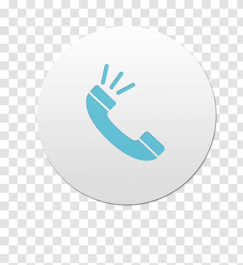 Telephone Handset Mobile Phone Icon - Aqua - Flag Transparent PNG