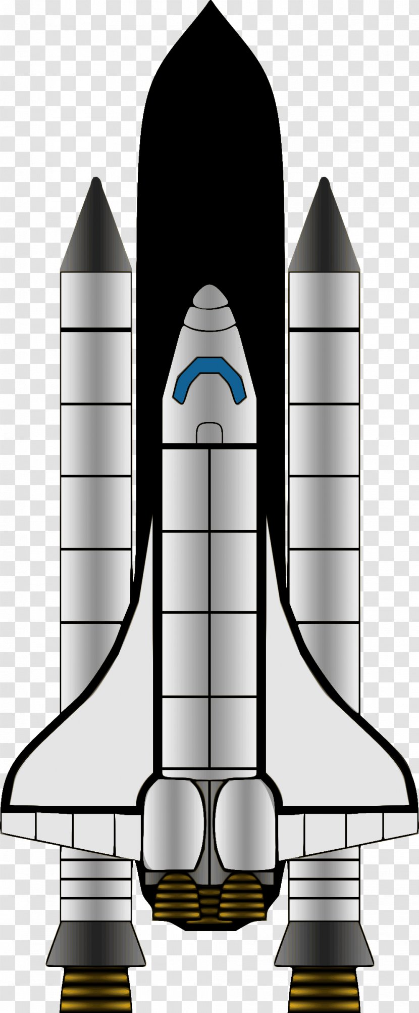 Space Shuttle Program Spacecraft Rocket Launch Race - Outer Transparent PNG