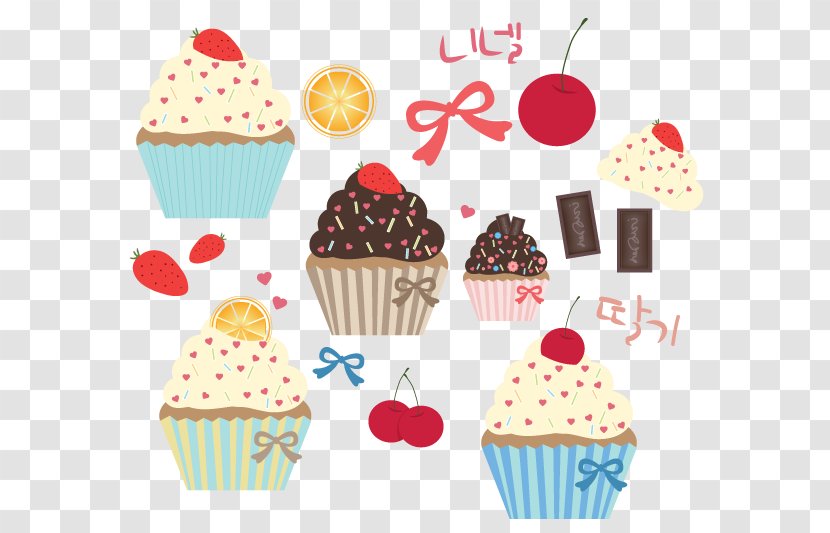 Cupcake American Muffins Polka Dot Sweetness Product - Cup Transparent PNG