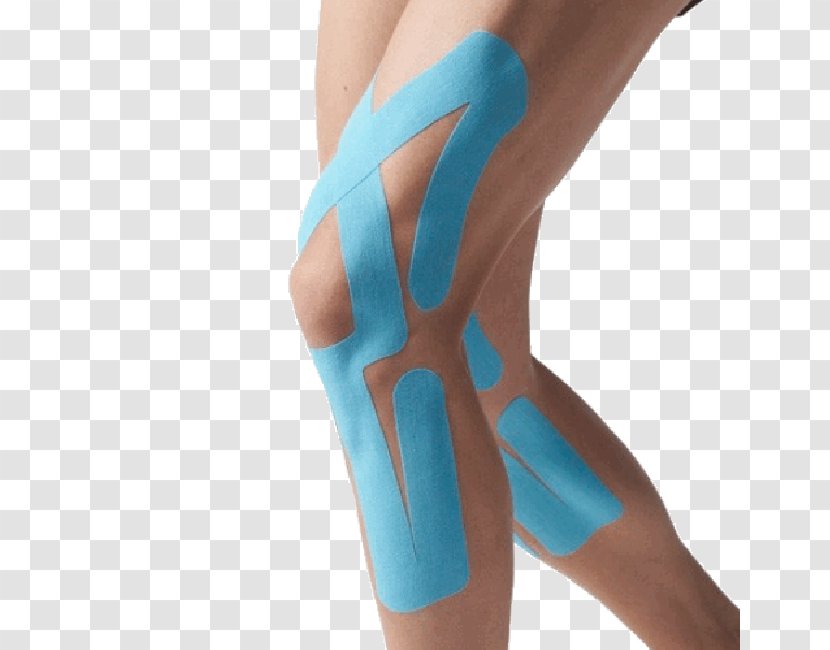 Elastic Therapeutic Tape Kinesiology Athletic Taping Adhesive Physical Therapy - Silhouette - TAPE Transparent PNG