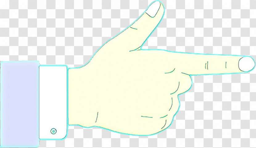 Finger Hand Gesture Line Thumb Transparent PNG