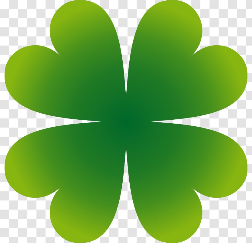 Four-leaf Clover Shamrock Clip Art - Luck - Four Leaf Clovers Pictures Transparent PNG