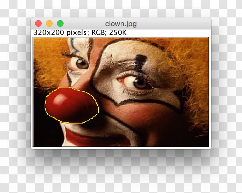 Clown Color Image ImageJ Contrast - Photo Caption Transparent PNG