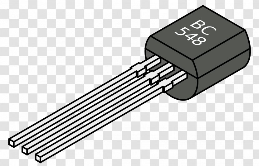 BC548 Bipolar Junction Transistor NPN Common Emitter - Photodiode - Lm Transparent PNG