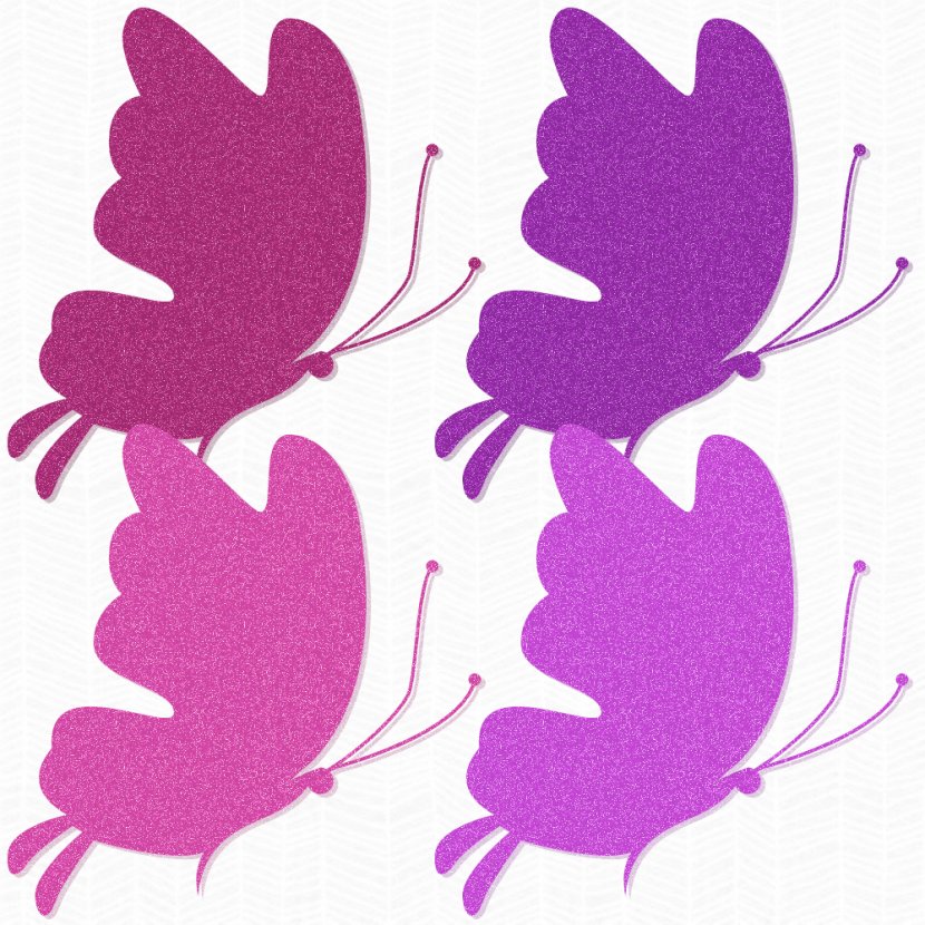 Butterfly Scrapbooking Clip Art - Design Cliparts Transparent PNG