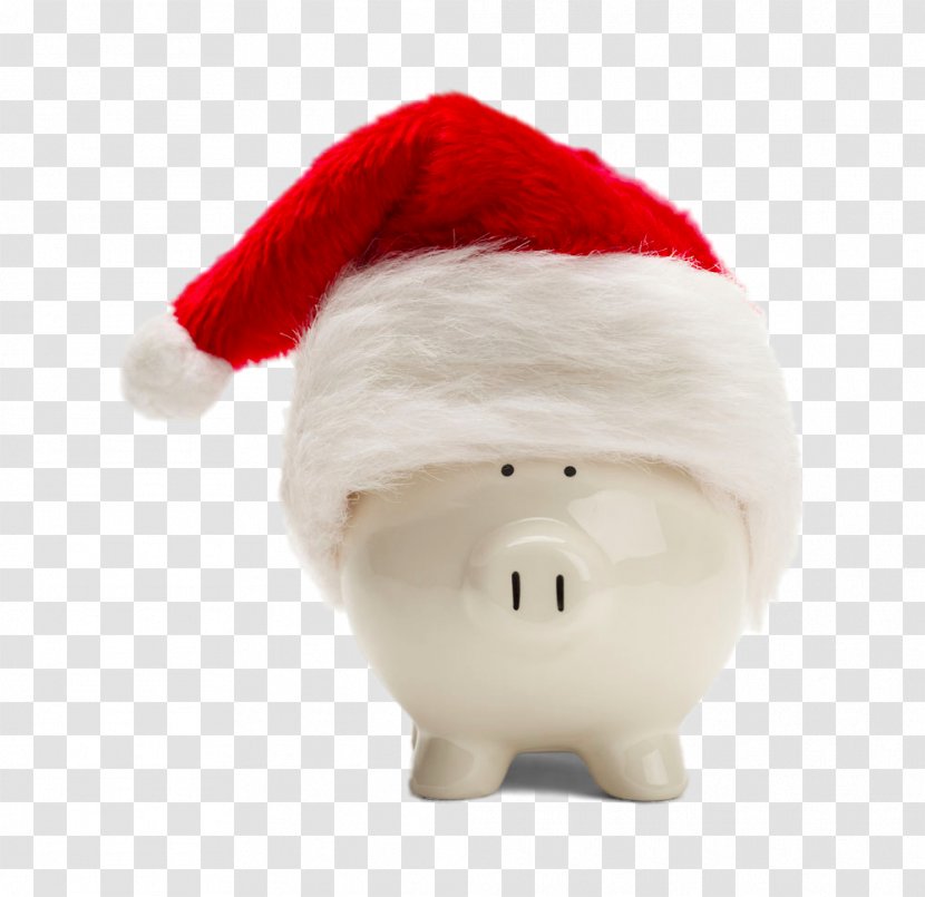 Santa Claus Bank Robbery Piggy Stock Photography Christmas - Creative Wearing Hats Transparent PNG