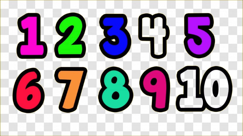 Natural Number Counting Numerical Digit Random Generation - NUMBERS Transparent PNG