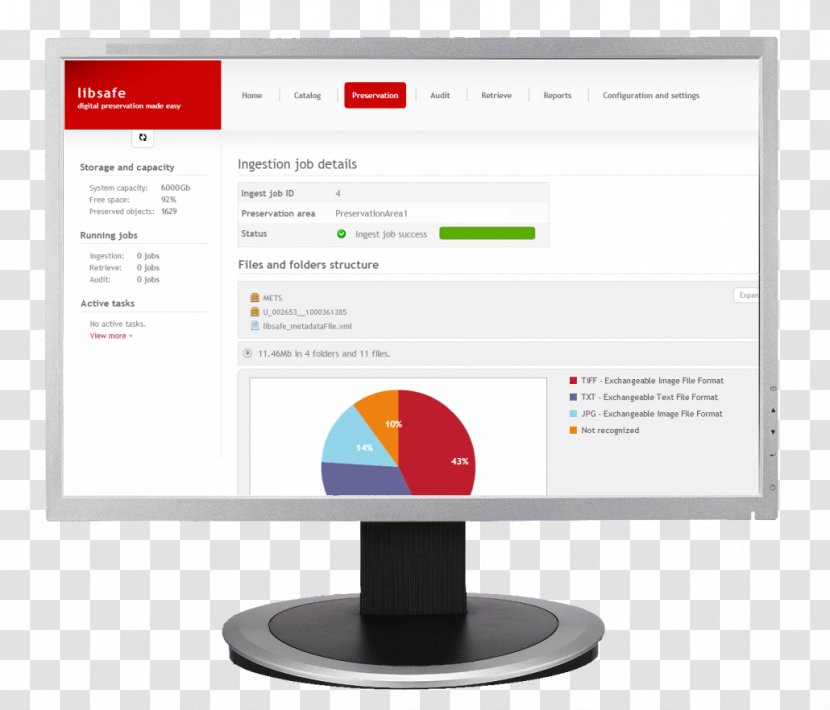 Digital Preservation Data Information Technology - Computer Monitor Transparent PNG