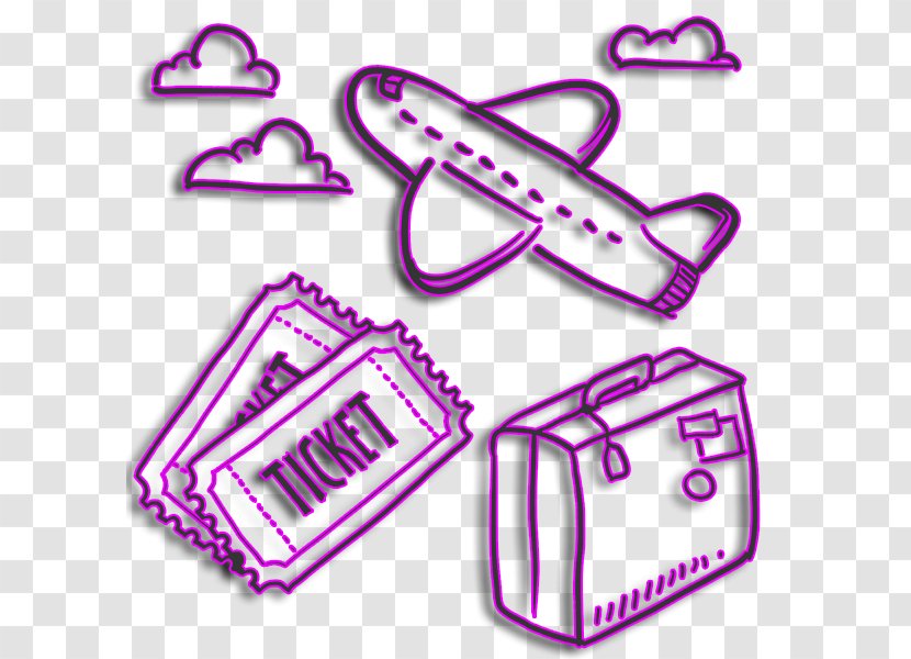 Airplane Air Travel Drawing Flight Transparent PNG
