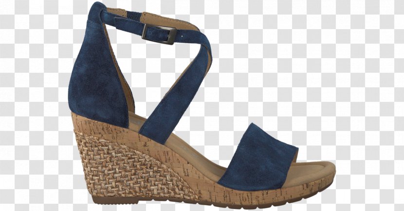 Wedge Sandal Women Gabor Sneakers & Shoes Blue - Shoe Transparent PNG