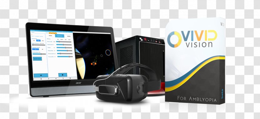 Vision Therapy Virtual Reality Amblyopia Strabismus - Visual Perception - Eye Transparent PNG