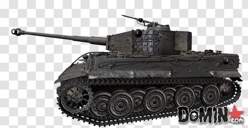 Churchill Tank Self-propelled Artillery Motor Vehicle - Tiger 1 Model Transparent PNG