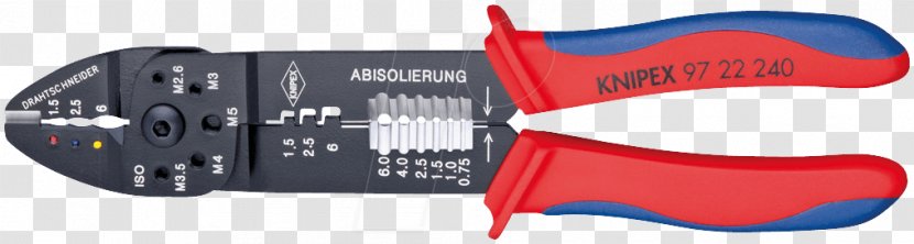 Crimp Pliers Knipex Kabelschuh Tool - Electrical Cable Transparent PNG