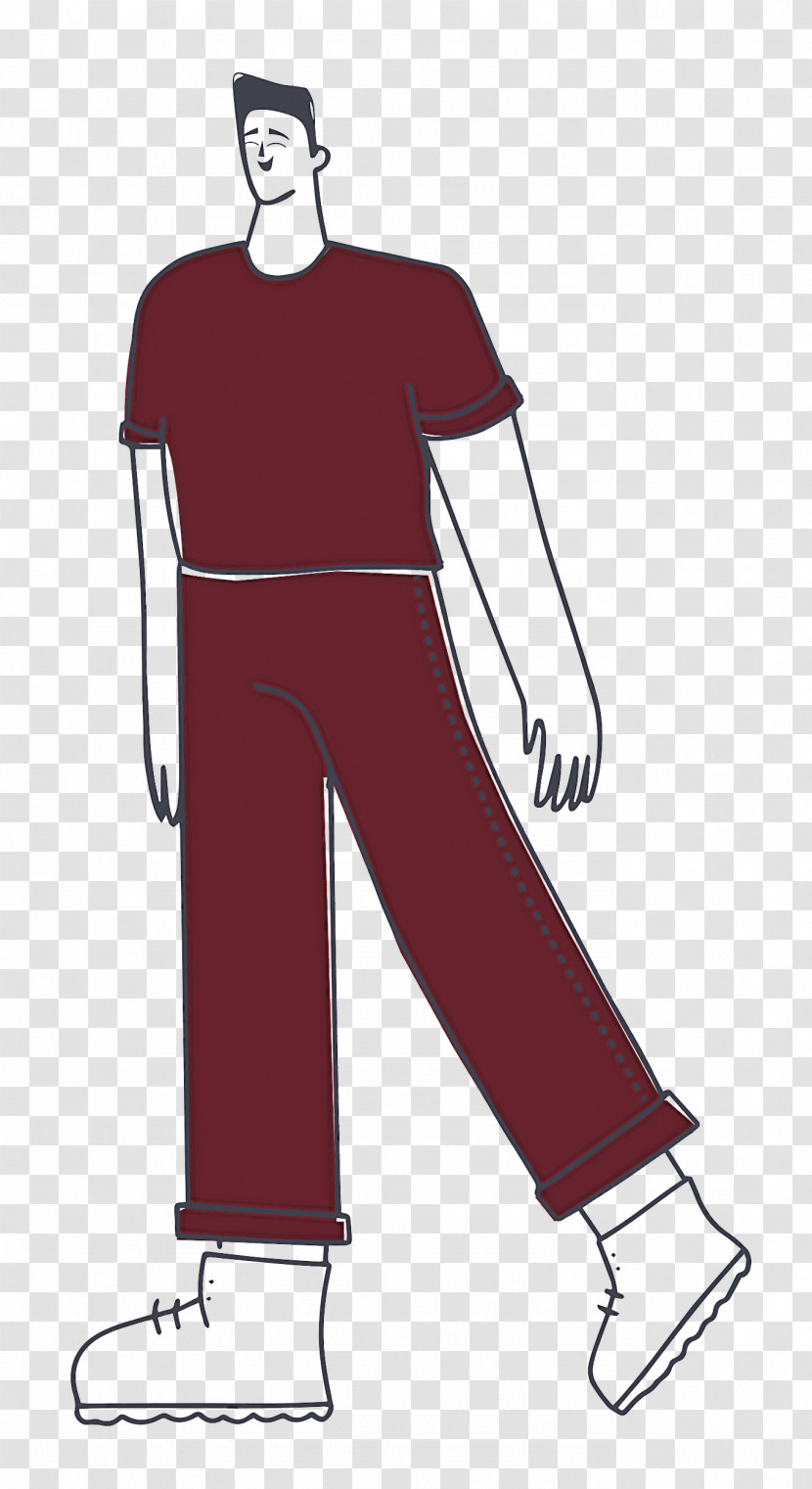 Boy Standing Transparent PNG