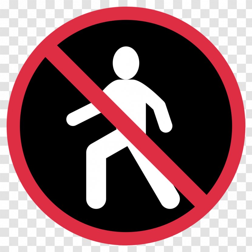 Sign Symbol Emoji Arrow - No - Pedestrian Transparent PNG
