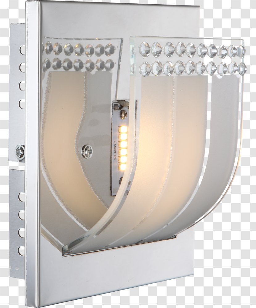 Light Fixture Lamp Chromium Glass - Lightemitting Diode Transparent PNG