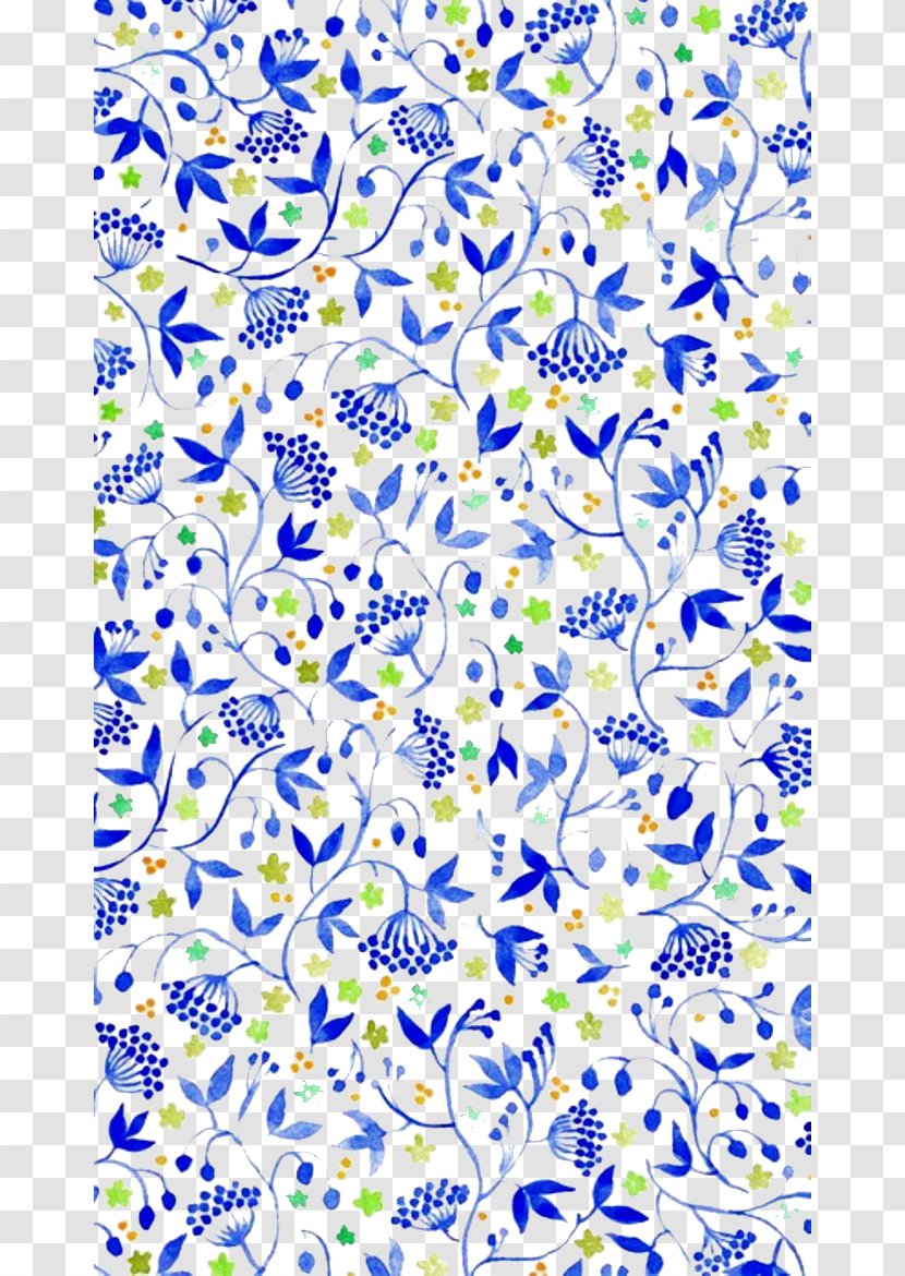 Blue Pattern Background - Textile - Motif Transparent PNG