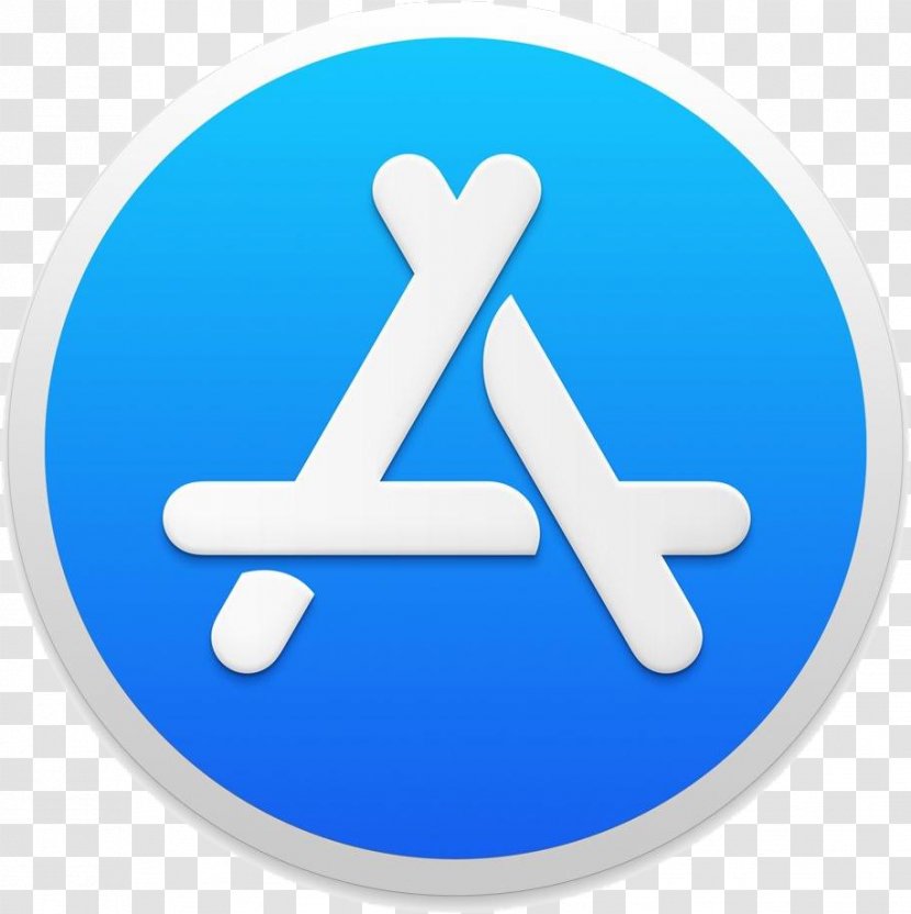 App Store MacBook Pro MacOS High Sierra Apple - Blue Transparent PNG