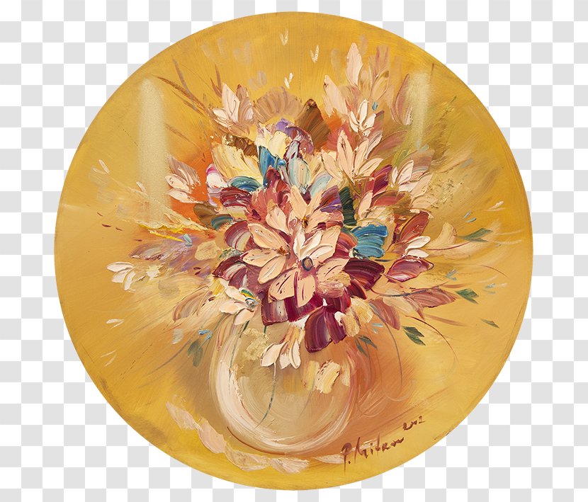 Still Life Floral Design Tableware - Painting Transparent PNG