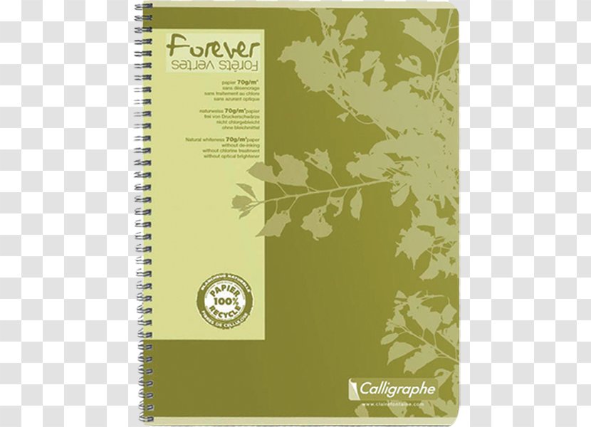 Notebook Paper Clairefontaine-Rhodia A4 - Recycling Transparent PNG