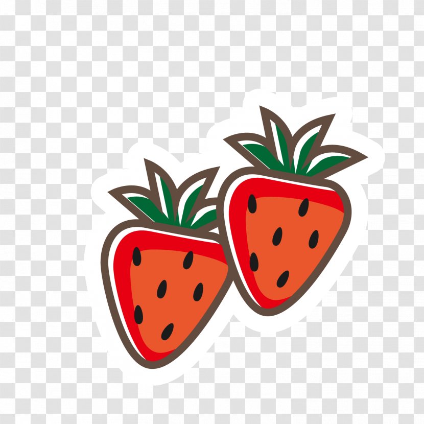 Strawberry Food Kids' Meal Illustration - Colorful Transparent PNG