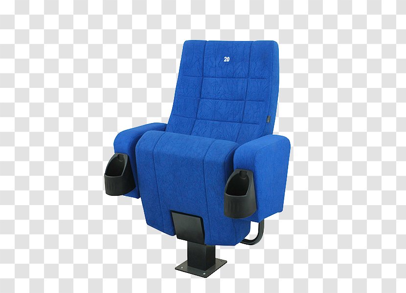 Recliner Car Seat Comfort Plastic - Cobalt Blue Transparent PNG
