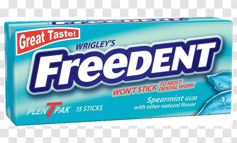Chewing Gum Freedent Wrigley Company Doublemint 0 - Taste Transparent PNG