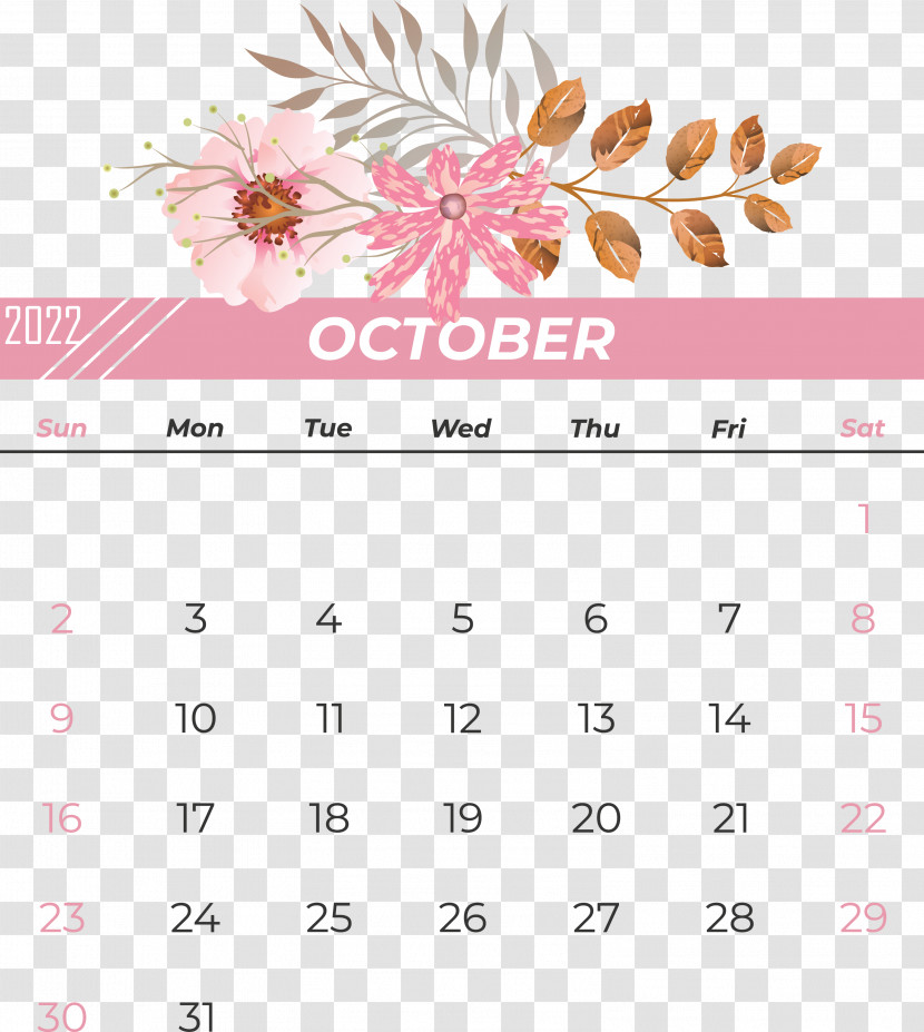 Line Calendar Font Petal Flower Transparent PNG