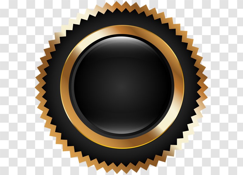 Logo Badge Clip Art - Sram Corporation - BLACK AND GOLD Transparent PNG
