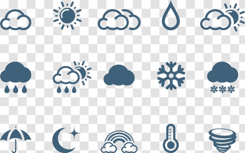Weather Euclidean Vector Icon - Product Design Transparent PNG