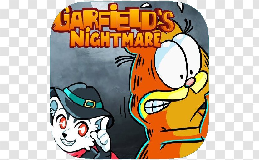 Garfield's Escape Nightmare Cartoon Comics - Fictional Character - Dark Studio Transparent PNG