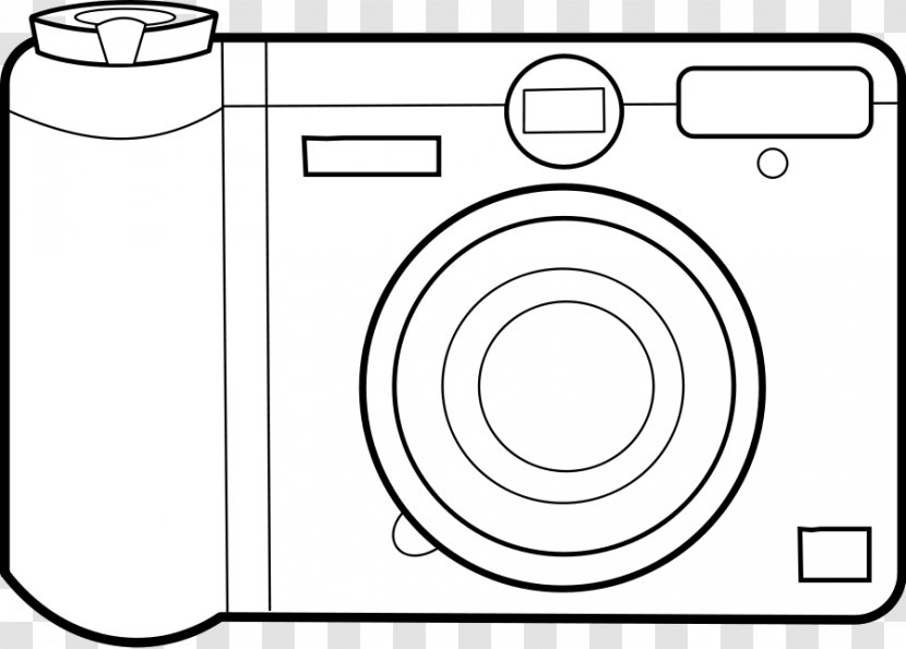 Video Cameras Coloring Book Photography - White - Movie Camera Icon Transparent PNG