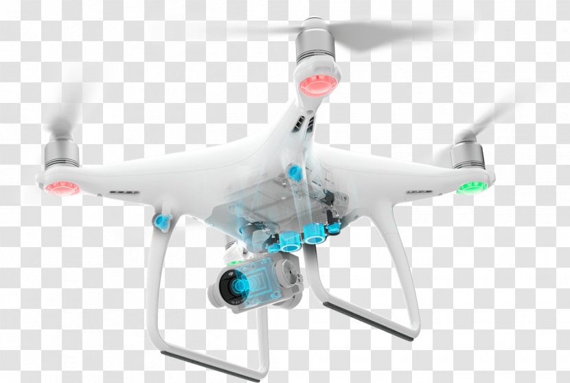 Helicopter Unmanned Aerial Vehicle DJI Phantom 4 Advanced Quadcopter - Dji Pro Transparent PNG
