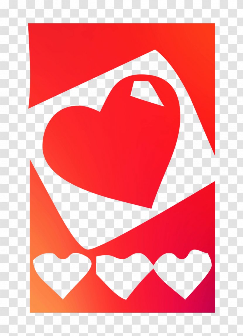 Heart Valentine's Day Line Clip Art M-095 - Love - Paper Product Transparent PNG