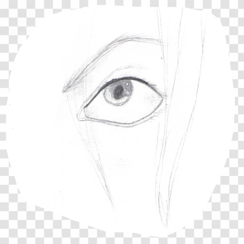 Eyebrow Drawing Eyelash Forehead Sketch - Silhouette - Border Ml Transparent PNG
