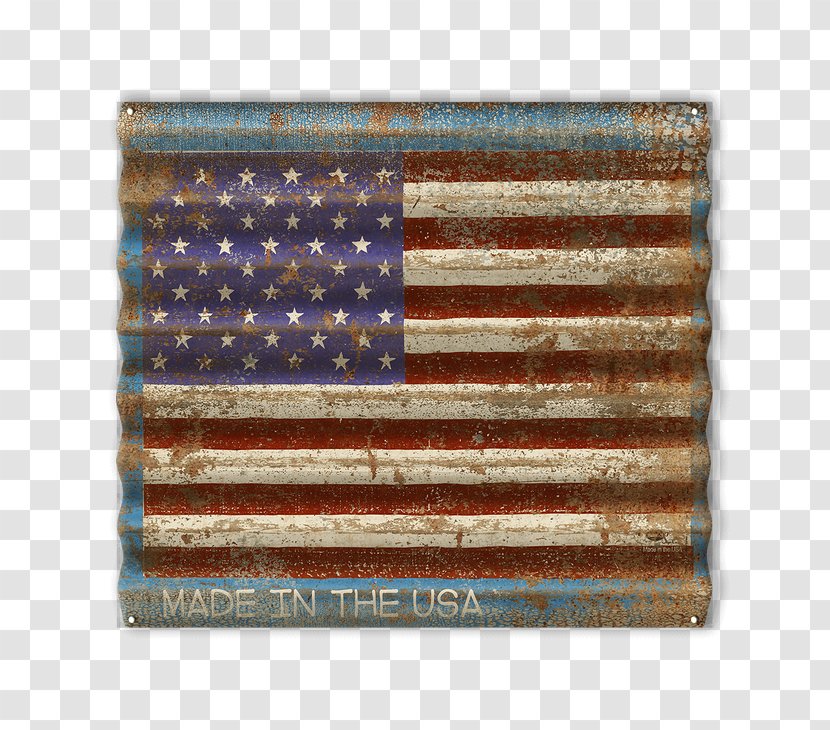 Flag Of The United States Independence Day State - Wooden Plaque Material Transparent PNG