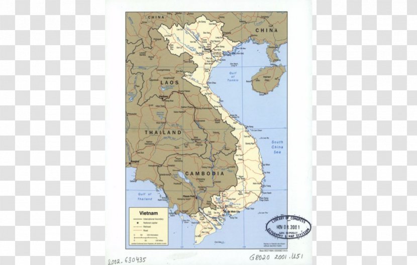Vietnam War Map Collection South - Topographic Transparent PNG