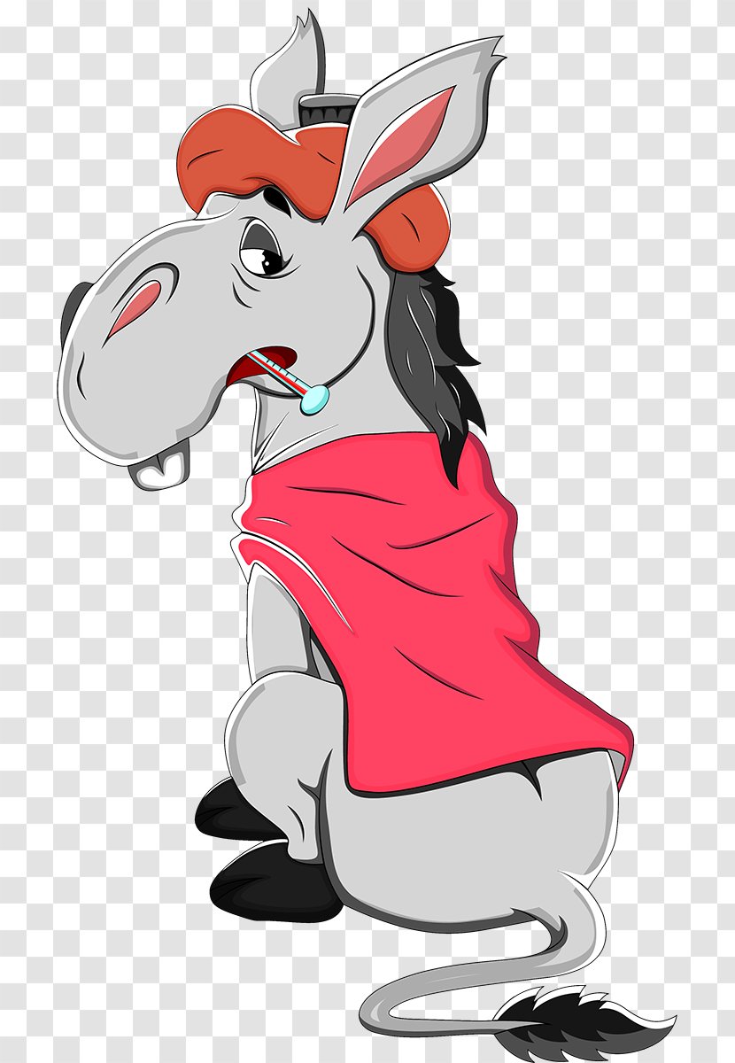 Horse Donkey Clip Art - Fictional Character Transparent PNG