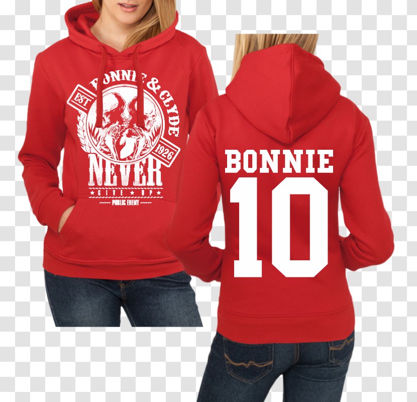 Hoodie T-shirt Sweater Sleeve Clothing - Jersey Transparent PNG
