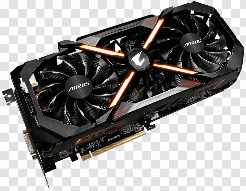 Graphics Cards & Video Adapters NVIDIA AORUS GeForce GTX 1080 Ti Xtreme Edition 11G Gigabyte Technology - Nvidia Transparent PNG