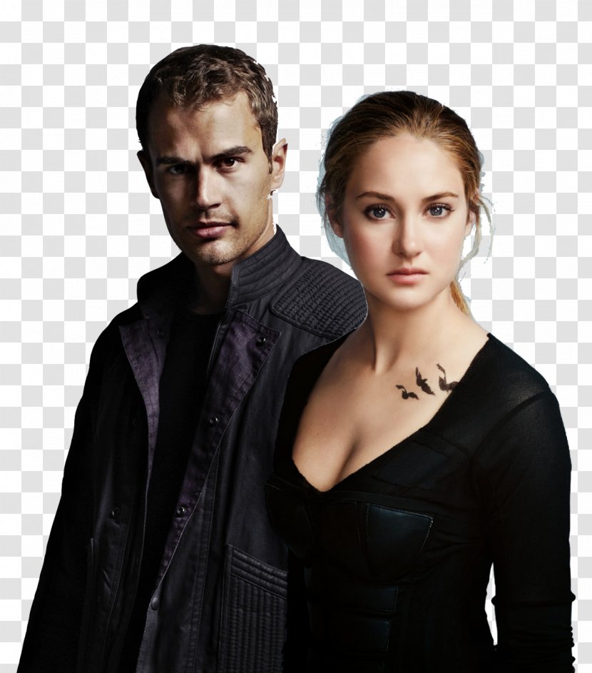 Shailene Woodley Theo James Beatrice Prior Divergent Tobias Eaton - White Collar Worker Transparent PNG