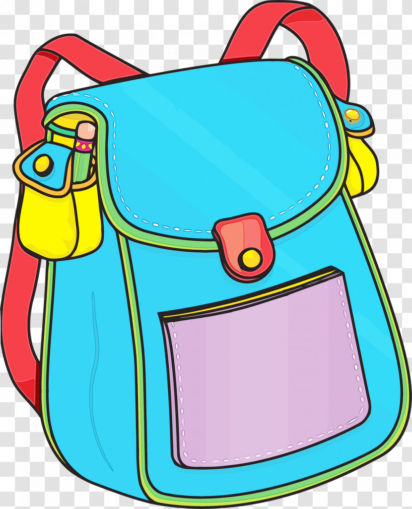 Yellow Beak Area Line Backpack Transparent PNG