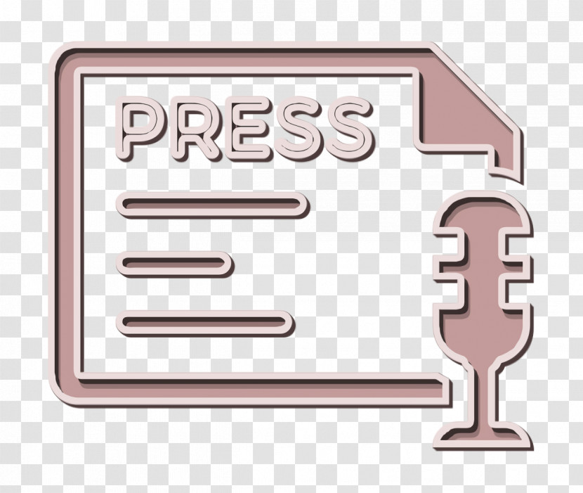 Press Realise Icon Online Marketing Icon Press Icon Transparent PNG