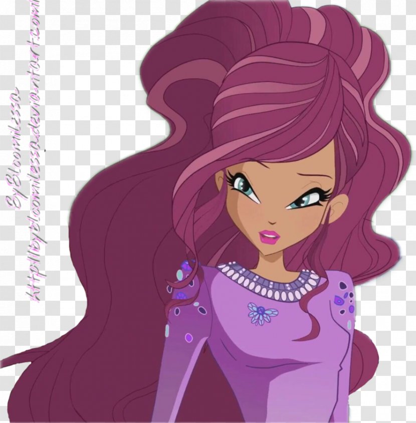 Aisha Musa Bloom Tecna Drawing - Flower - Couture Transparent PNG