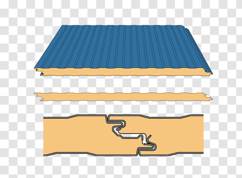 Roof Panelling Building Thermal Insulation Wall - Material - Simple Panels Transparent PNG