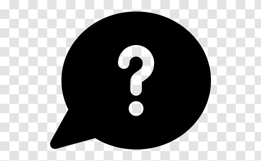 Speech Balloon Question Mark - Talking Transparent PNG